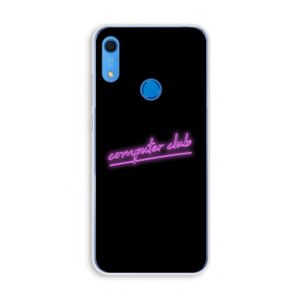 Vice Black: Huawei Y6s Transparant Hoesje