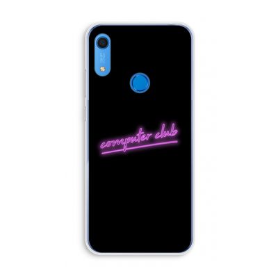Vice Black: Huawei Y6s Transparant Hoesje