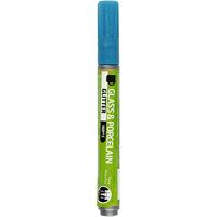 Creativ Company Glas- en porseleinstift glitter semi-dekkend - turquoise