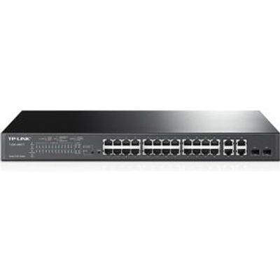 TP-LINK T1500-28PCT Managed L2 Fast Ethernet (10/100) Zwart 1U Power over Ethernet (PoE)