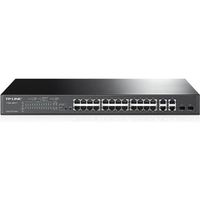 TP-LINK T1500-28PCT Managed L2 Fast Ethernet (10/100) Zwart 1U Power over Ethernet (PoE) - thumbnail