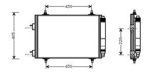 Airco Condensor -04 1.4 / 1.6 / 2.0 40005209