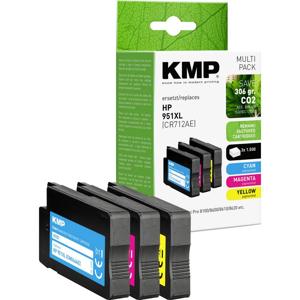 KMP Inktcartridge vervangt HP 951XL, CN046AE, CN047AE, CN048AE Compatibel Combipack Cyaan, Magenta, Geel H101V 1723,4050