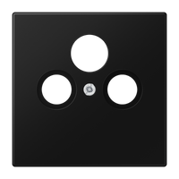 JUNG LS 990 SAT SWM inzetplaat tv sataliet LS990 grafiet mat zwart tv aansluiting