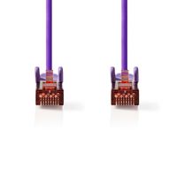 CAT6 S/FTP-Netwerkkabel | RJ45 Male - RJ45 Male | 2,0 m | Paars - thumbnail