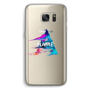 Abstract Spectrum: Samsung Galaxy S7 Transparant Hoesje
