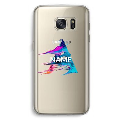 Abstract Spectrum: Samsung Galaxy S7 Transparant Hoesje