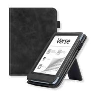 Lunso PocketBook Verse / Verse Pro / Verse Color hoes (6 inch) - Luxe Stand sleepcover - Zwart