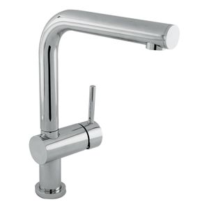 Keukenkraan Tres Top | Opbouw | 360° Draaibaar | Mengkraan | 1-hendel | Rond | Chroom