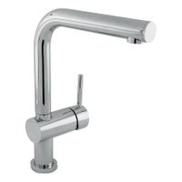 Keukenkraan Tres Top | Opbouw | 360° Draaibaar | Mengkraan | 1-hendel | Rond | Chroom