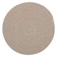 Ronde placemat taupe katoen 38 cm