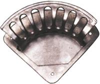 BUSCHiNG Aluminum hose holder smal f.tube -15mm d