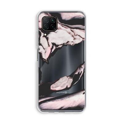 Roze stroom: Huawei P40 Lite Transparant Hoesje