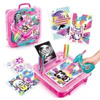 Canal Toys - Airbrush Art - Activity case met elektronische spray, stencils en markers - AIR 017