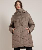 lange jas met gestept design lange jas met gestept design