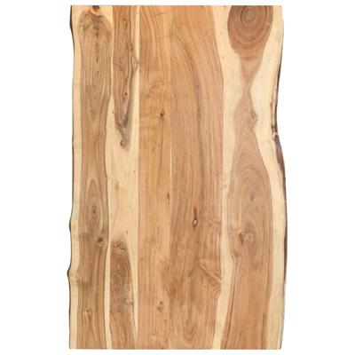 Tafelblad 100x(50-60)x3,8 cm massief acaciahout