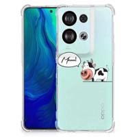OPPO Reno8 Stevig | Bumper Hoesje | Cow