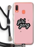 Girl Gang: Samsung Galaxy A20e Transparant Hoesje met koord