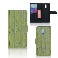 Nokia 2.3 Book Style Case Green Wood - thumbnail