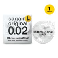 Sagami Original - Ultradunne Latexvrije Condooms - Maat L per stuk (2024-08)