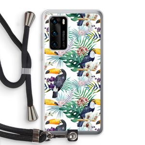 Tukans: Huawei P40 Transparant Hoesje met koord