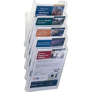 Durable COMBIBOXX A4 set XL 858619 Brochurestandaard Transparant DIN A4 1 stuk(s) Aantal vakken: 5 (b x h x d) 242 x 580 x 155 mm