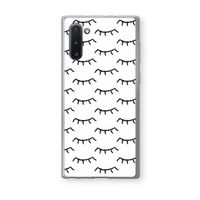 Wimpers: Samsung Galaxy Note 10 Transparant Hoesje