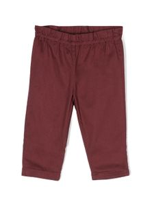 Bonpoint pantalon fuselé à taille froncée - Rouge