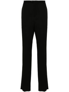 Saint Laurent pantalon droit à taille haute - Noir