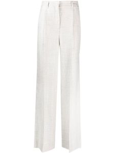 Lorena Antoniazzi pantalon de tailleur à coupe droite - Blanc