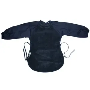 Silly Billyz Towel Messy eater Slab navy
