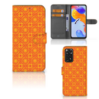 Xiaomi Redmi Note 11 Pro 5G/4G Telefoon Hoesje Batik Oranje