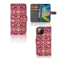 Wallet Case Apple iPhone 14 Barok Pink