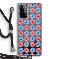 Klaproosjes: OnePlus 9 Pro Transparant Hoesje met koord