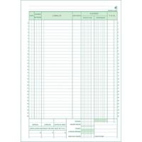 Exacompta kasboek, ft A4, Franstalig, dupli (50 x 2 vel)