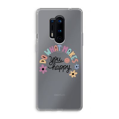 Happy days: OnePlus 8 Pro Transparant Hoesje