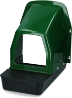 Gaun Pluimvee Legnest Kip met Opvang Kunststof