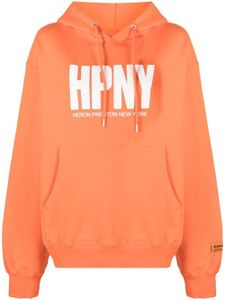 Heron Preston hoodie à imprimé - Orange