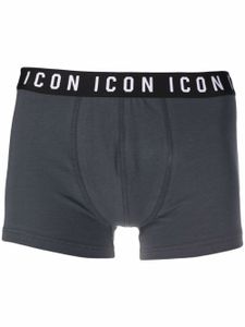 DSQUARED2 boxer Icon en coton stretch - Gris