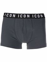 DSQUARED2 boxer Icon en coton stretch - Gris