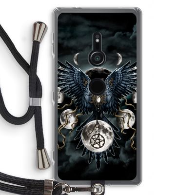 Sinister Wings: Sony Xperia XZ2 Transparant Hoesje met koord