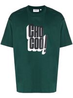 CHOCOOLATE t-shirt en coton à slogan imprimé - Vert - thumbnail