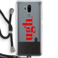 Ugh: LG G7 Thinq Transparant Hoesje met koord