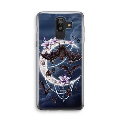 Vleermuizen Maan: Samsung Galaxy J8 (2018) Transparant Hoesje