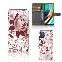 Hoesje Motorola Moto G9 Plus Watercolor Flowers - thumbnail