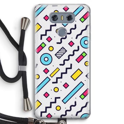 8-bit N°8: LG G6 Transparant Hoesje met koord