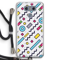 8-bit N°8: LG G6 Transparant Hoesje met koord