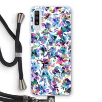 Hibiscus Flowers: Samsung Galaxy A70 Transparant Hoesje met koord