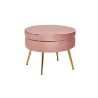 Poef Chanelle Roze 52 cm