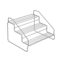 Planken Metaltex Steppo Metaal (20 x 18 x 15 cm)